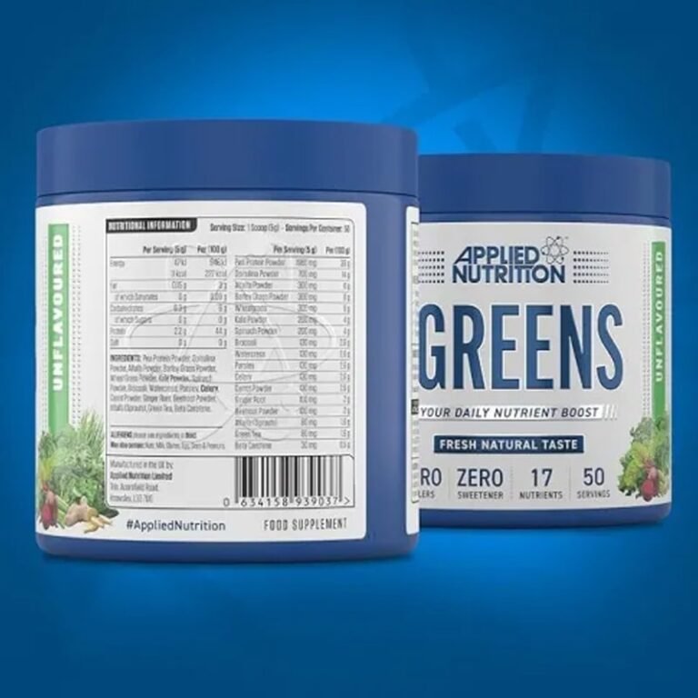 Applied Nutrition Critical Greens Unflavored 50 Gym Pharma