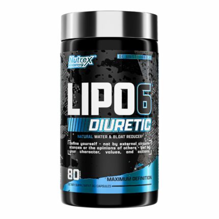 Nutrex Lipo-6 Black Diuretic, 80 Capsules-min