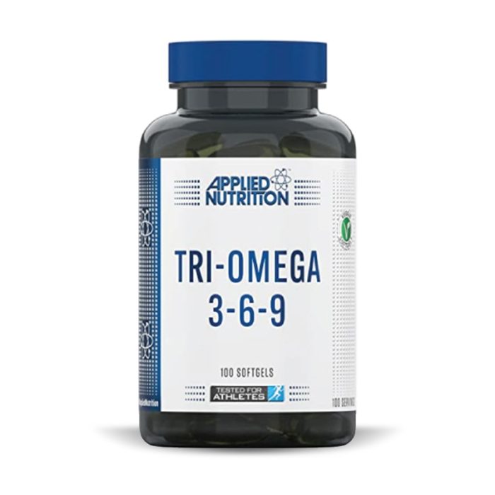 Applied Nutrition Tri-Oméga 3-6-9 1000mg 100 Softgels