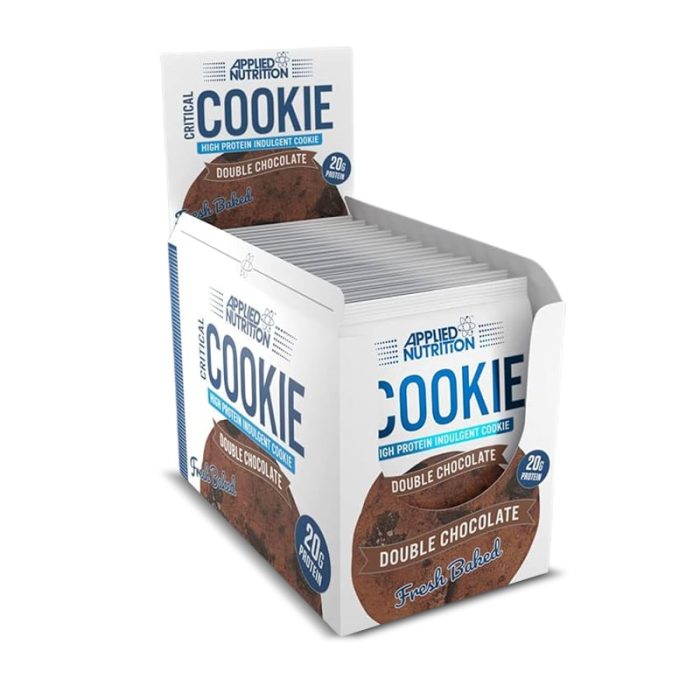 Critical Cookies, High Protein Snack (12 Pack x 85g) Double Chocolate