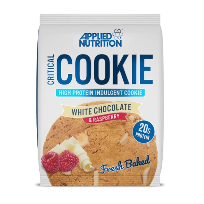 Critical Cookies, High Protein Snack (12 Pack x 85g) WHITE CHOCOLATE RASPBERRY – Image 2