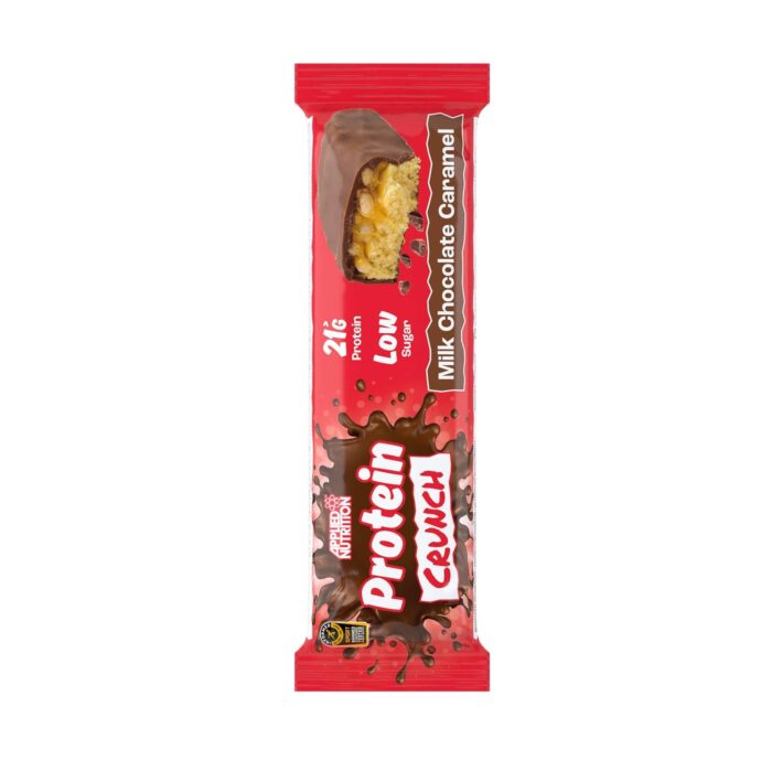 Applied Nutrition Protein Crunch Bar Milk Chocolate  62g x 12-bars – Image 2