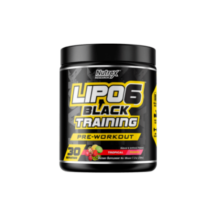 NUTREX, LIPO 6 BLACK TRAINING TROPICAL PUNCH, 30 SRVINGS