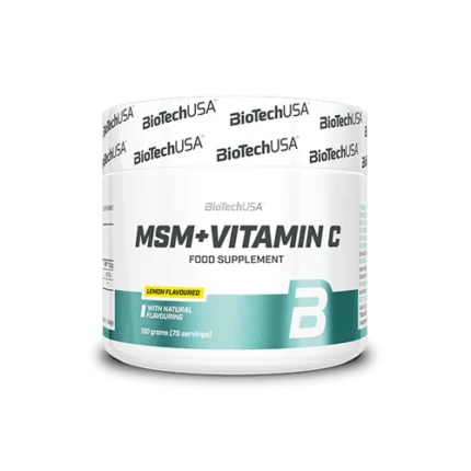 MSM + Vitamine C, 150 g BioTech USA