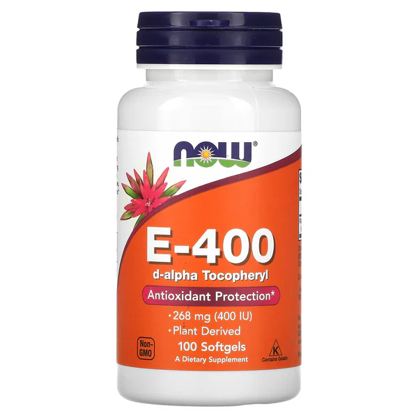 NOW Foods Vitamin E, 400IU 100 Softgels