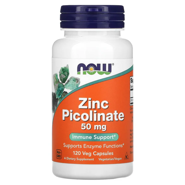 Now Foods, Zinc Picolinate 50 mg, 120 Capsules