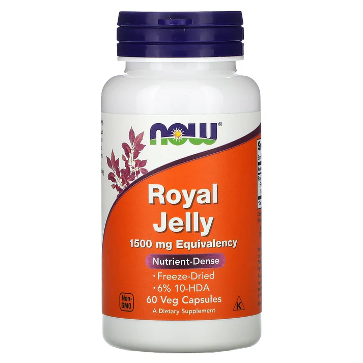 Now Foods, Royal Jelly 1500 mg, 60 CAPS