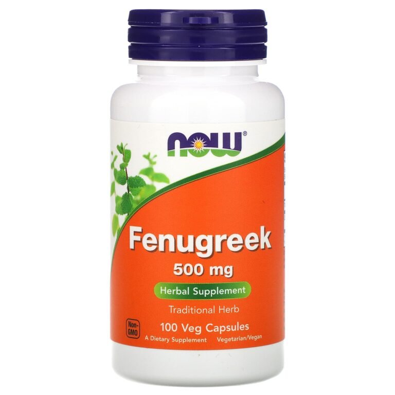 Now Foods, Fenugreek 500 mg, 100 Capsules