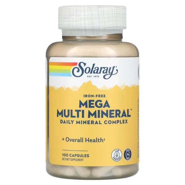 MEGA MULTI MINERAL 100cap Solaray