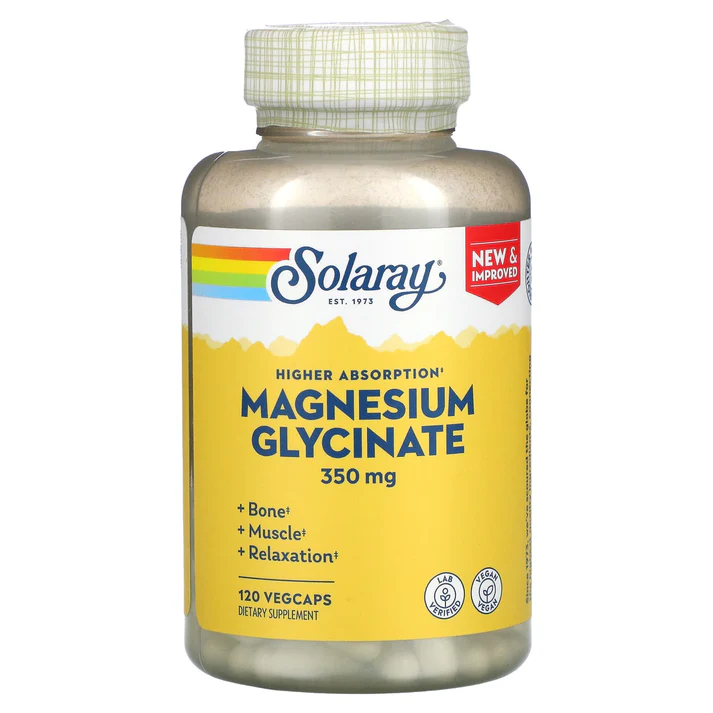 Magnesium Glycinate 350 mg, 120 VegCaps