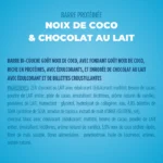 Barre protéinée Chocolat au lait & Coco 15 barres X 55g