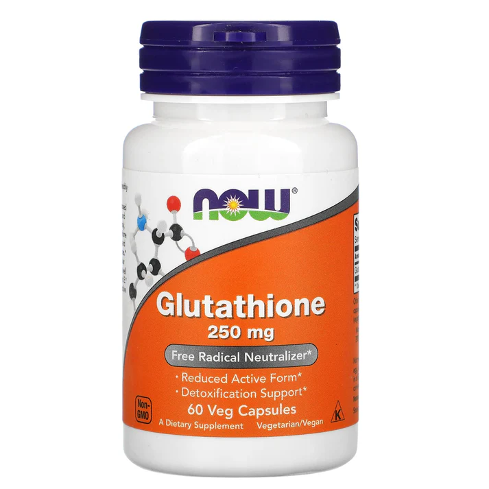 Now Foods, L-Glutathione 250 mg, 60 Veg Capsules