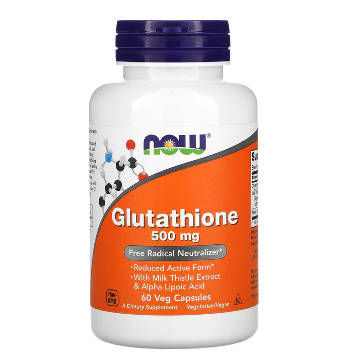 Now Foods, Reduced Glutathione 500mg 60, 60 Vegetarian Capsules