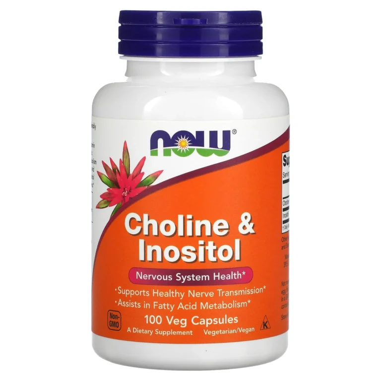 Now Foods, Choline & Inositol, 100 Capsules