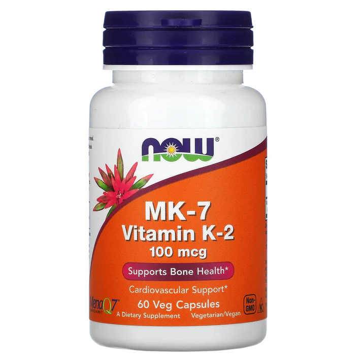 Now Foods, Vitamin K-2 Mk7 100 Mcg, 60 Veg Capsules