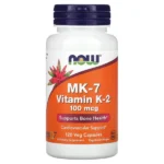 Now Foods, Vitamin K-2 (Mk7) 100 Mcg, 120 Vegetarian Capsules