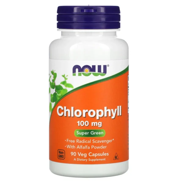 Now Foods, Chlorophyll 100 mg, 90 Capsules