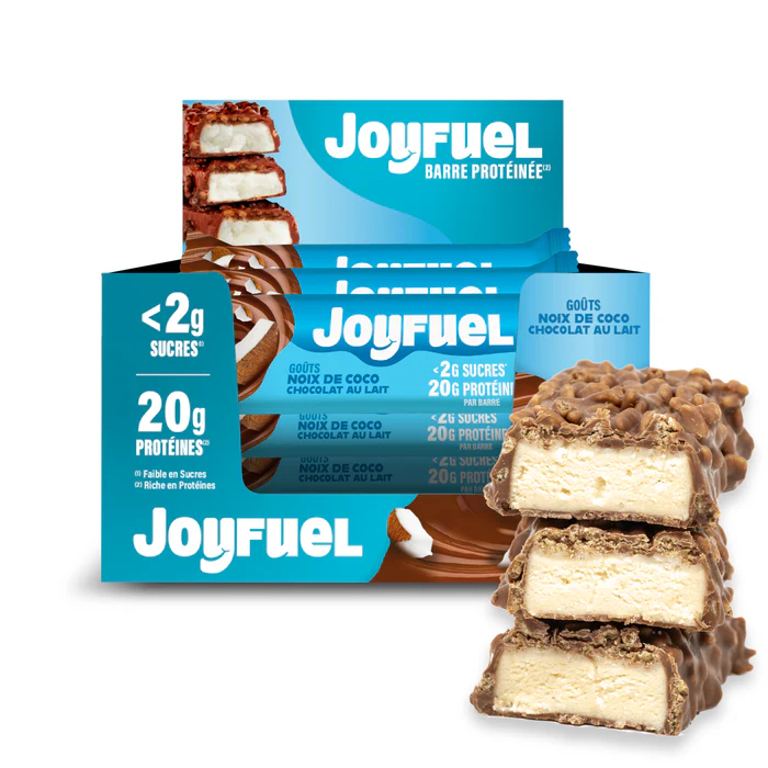 Barre protéinée Chocolat au lait & Coco 15 barres X 55g