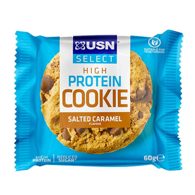 USN Select High Protein Cookie 60g | Salted Caramel