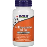 Now Foods, L-Theanine 100 mg, 90 Vegetarian Capsules