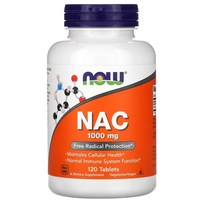 Now Foods, N-ACETYL-CYSTEINE 1000 MG, 120 Tablets