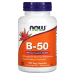 Now Foods, B-50, 100 Capsules