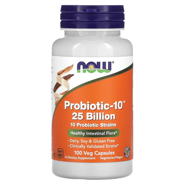 Now Foods, Probiotic 10 25 Billion, 100 Vegetarian Capsules