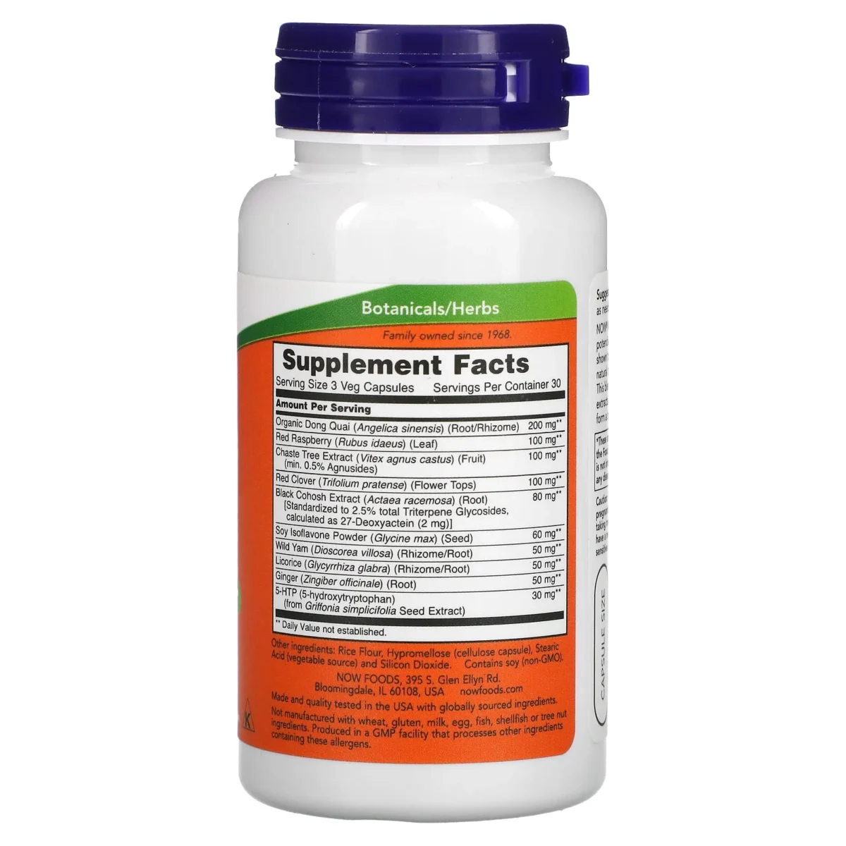 Now Foods, MENOPAUSE SUPPORT , 90 Capsules – Image 2