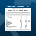 ABE Pre-Workout BLUE RASPBERRY 375G – Image 3