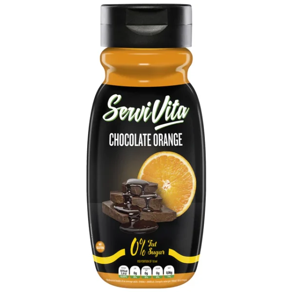 ServiVita Sirope 0% Calories Chocolate Orange – 320 g
