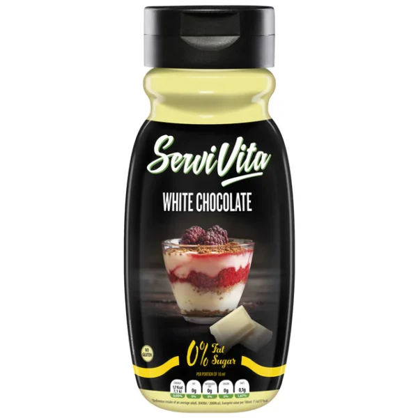 ServiVita Sirope 0% Calories White Chocolate – 320 g