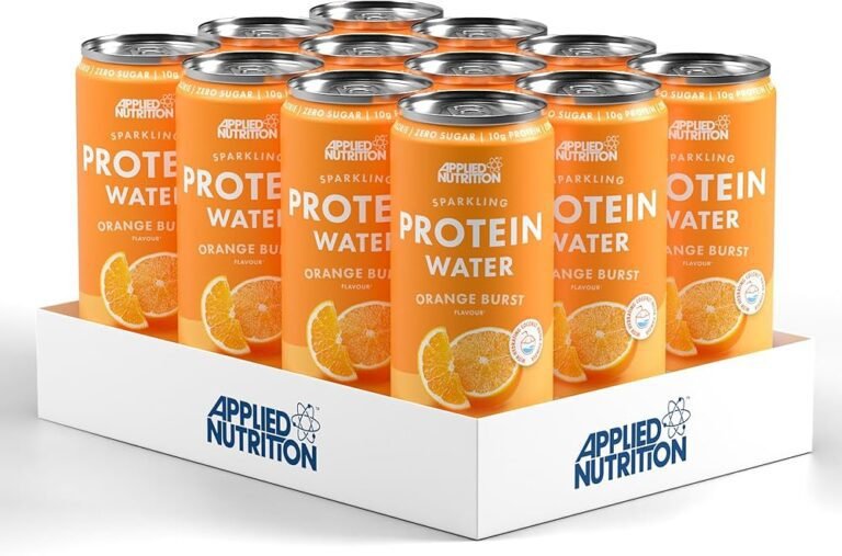 Applied Nutrition Sparkling Protein water 12 X 330ml ORANGE
